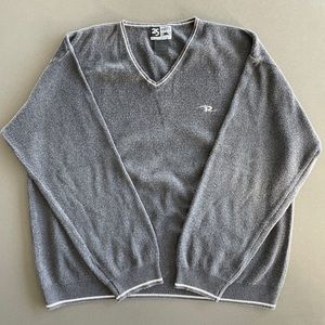 Roots Cotton V-Neck Sweater